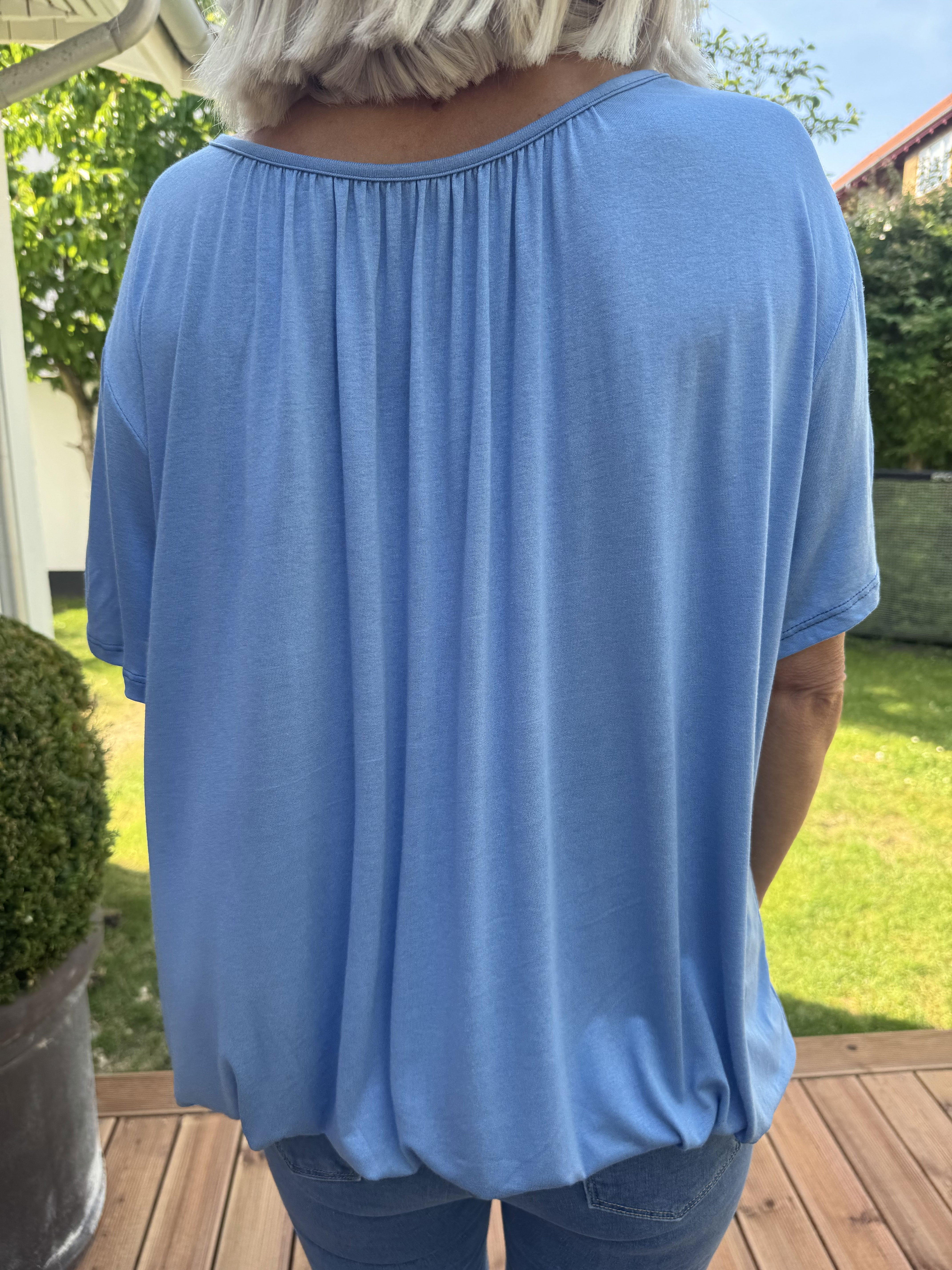 Miracle t-shirt - Basis t-shirt med elastik forneden (bestseller)